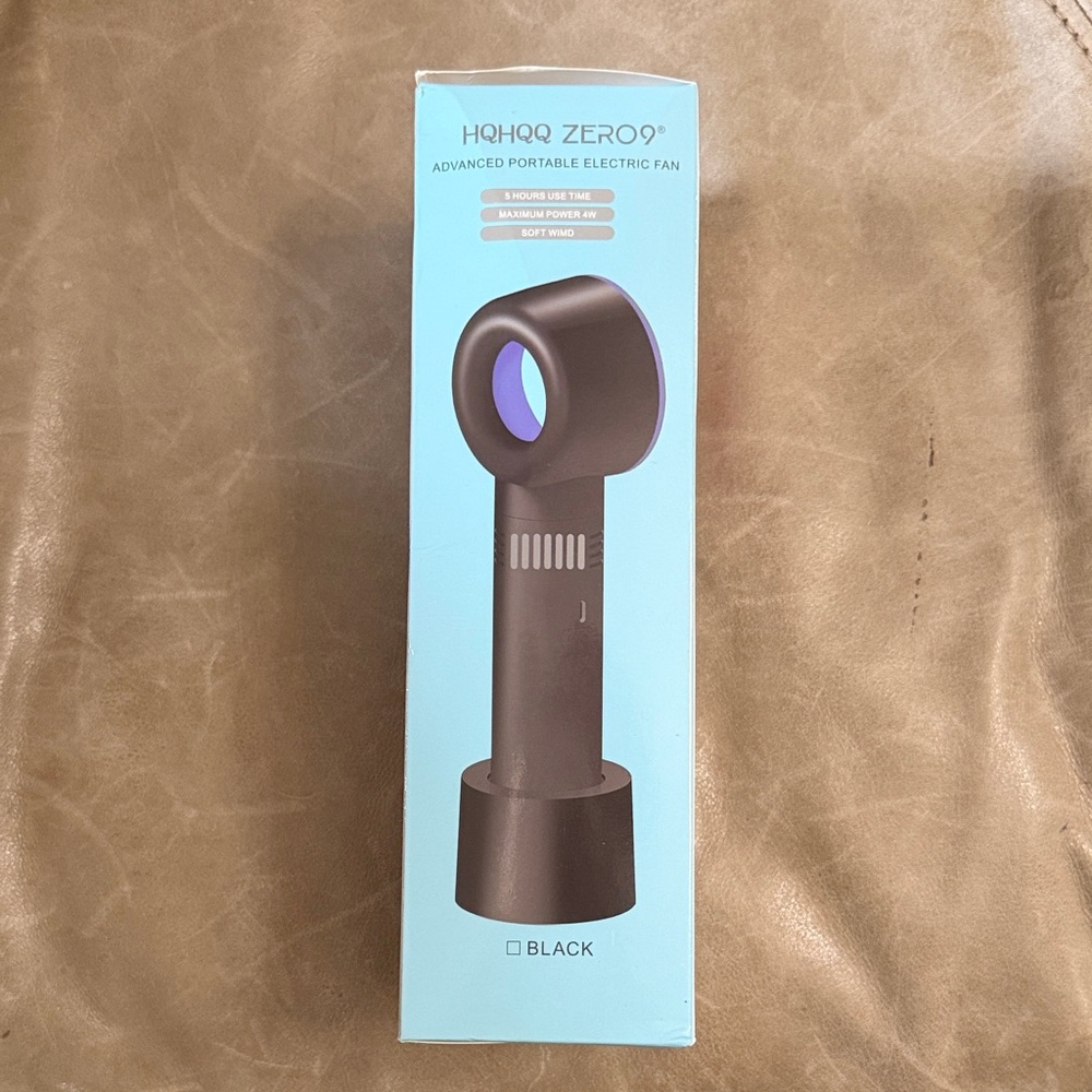 HQHQ Zero9 Portable Electric Fan - black